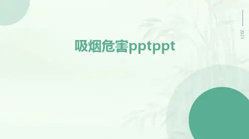 吸烟危害PPTppt