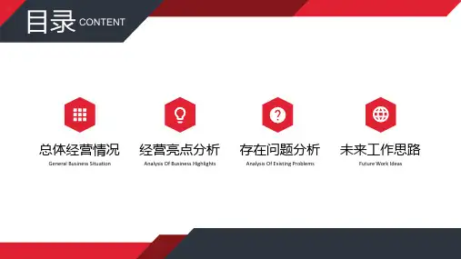 市场销售经营分析工作汇报课件ppt模板