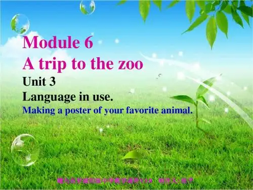 外研七年级上册Module 6 Unit1教学课件(共51张PPT)