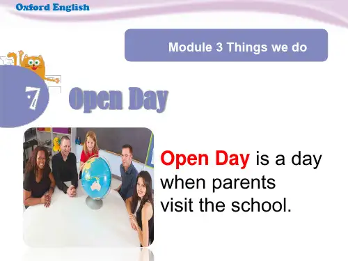 五年级英语下册课件-Module 3 Unit 7 Open day（46）-牛津上海版