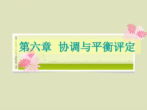 第6章 协调评定