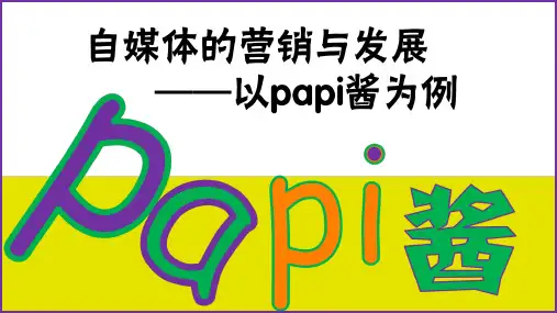 自媒体营销与策划精品PPT课件