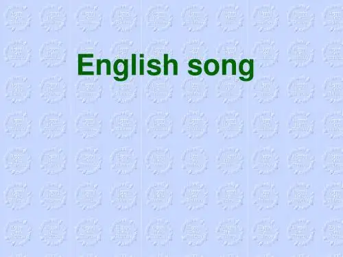 English song：We wish you a Merry Christmas