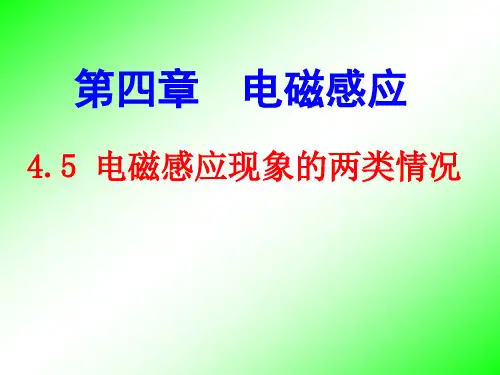 人教版高二物理选修：电磁感应现象的两类情况PPT课件