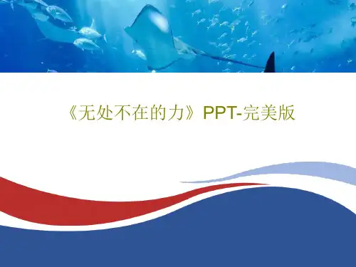 《无处不在的力》PPT-完美版PPT文档共22页
