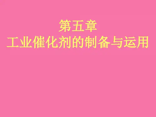 工业催化剂的制备与使用ppt课件