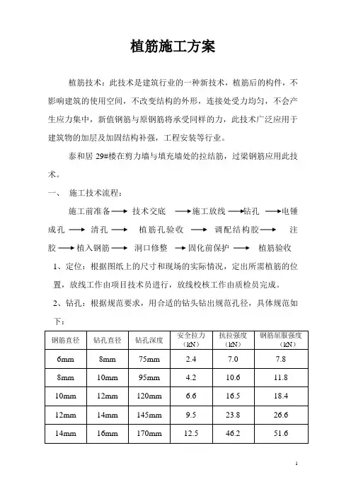 植筋方案