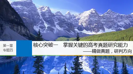 2019届高考一轮复习备考资料之语文(江苏专用)课件：第一章+语言文字的运用+专题四+核心突破一