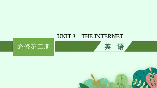 人教版高考英语一轮总复习 必修第二册 UNIT 3 THE INTERNET