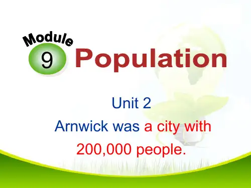外研版八年级上册英语Module9Unit2