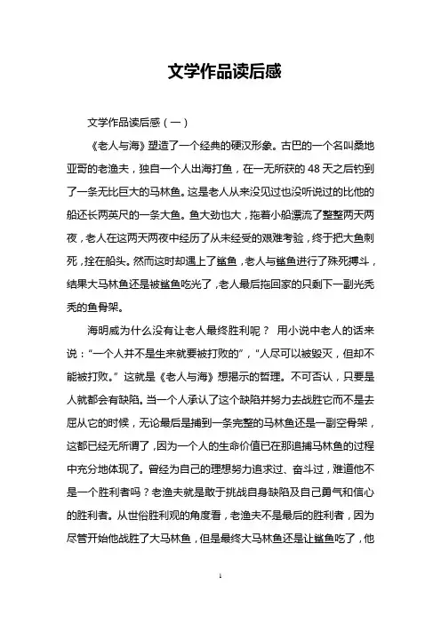 文学作品读后感