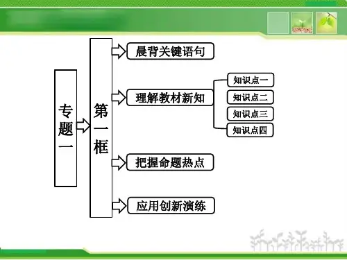 人教版高中政治必修二专题1第1框《斯密的理论贡献》ppt课件