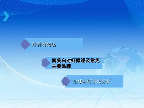 进口虾和国产虾概况和市场分析专题培训课件