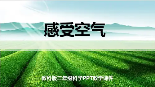 科学PPT课件感受空气