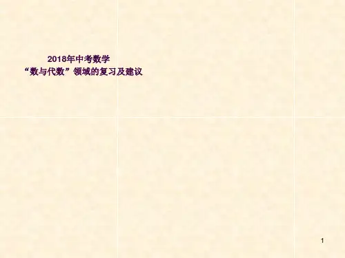 2018年中考数学复习资料ppt课件