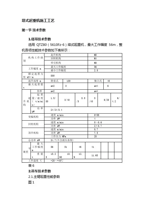 塔式起重机施工工艺