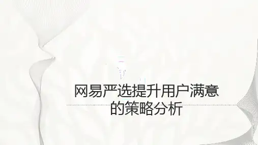 网易严选模式分析PPT学习课件