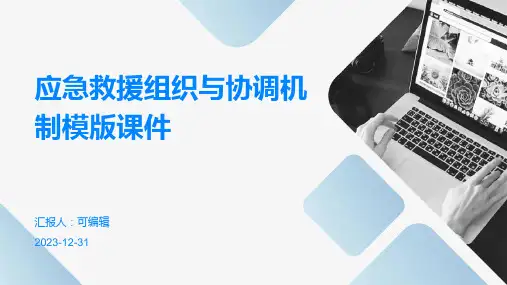 应急救援组织与协调机制模版课件
