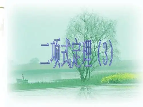 二项式定理