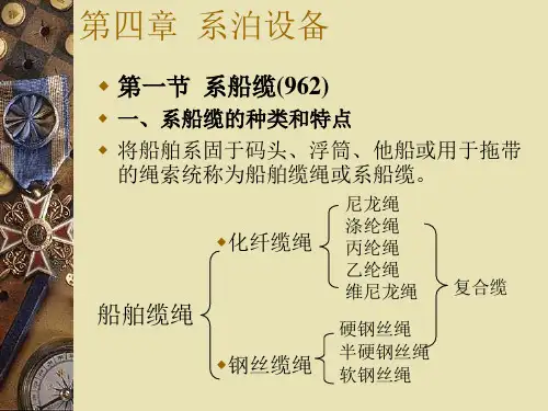 第四章  系泊设备