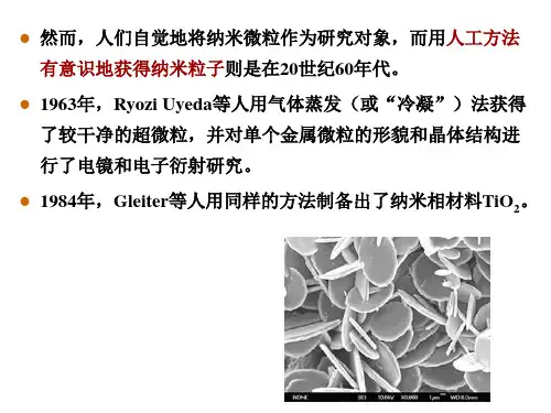 第二章纳米粒子的制备方法课件