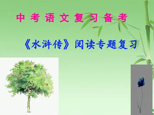 名著水浒传公开课课件(共29张PPT)