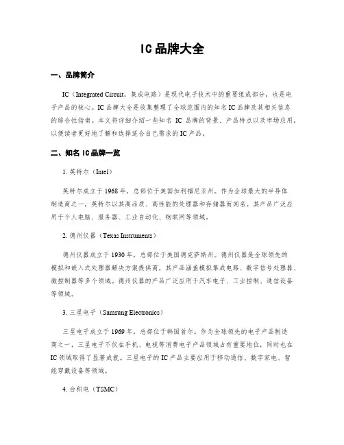 IC品牌大全 (2)