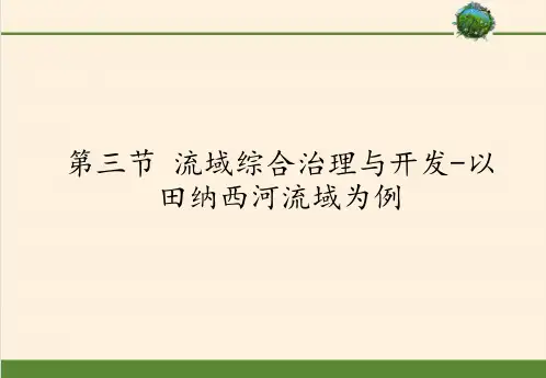 高中地理必修三课件-2.3 流域综合治理与开发-以田纳西河流域为例3-湘教版