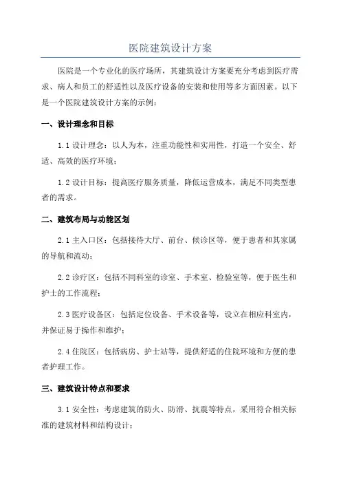 医院建筑设计方案