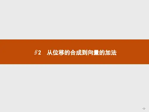 北师大版高中数学必修四第2章平面向量2.2.1向量的加法课件
