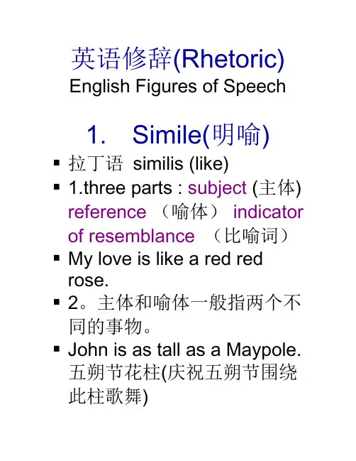 英语修辞简述(Rhetoric)