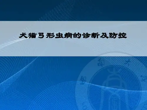 犬猫弓形虫病的诊断及防控