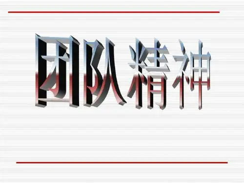 团队精神