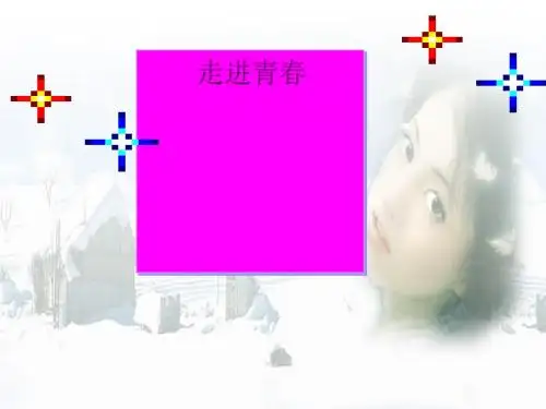 走进青春ppt优秀课件8 人教版
