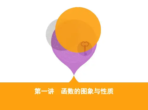 高考数学文科二轮课件：专题一第一讲 函数的图象与性质 