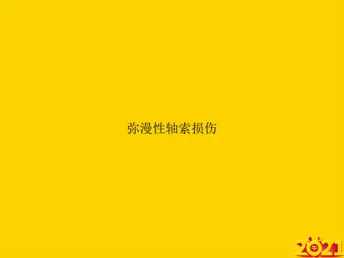 弥漫性轴索损伤ppt正式完整版