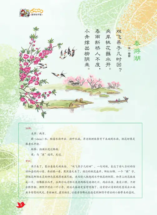 春游湖