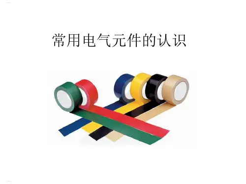 常用电气元件的认识(PPT31页)
