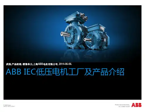 ABB低压电机产品介绍