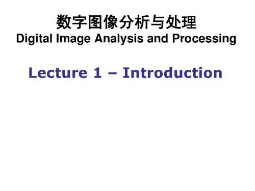 Lecture 1-Introduction