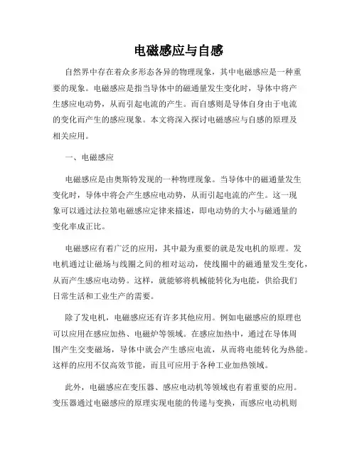 电磁感应与自感