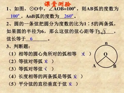 圆周角定理(1)全面版