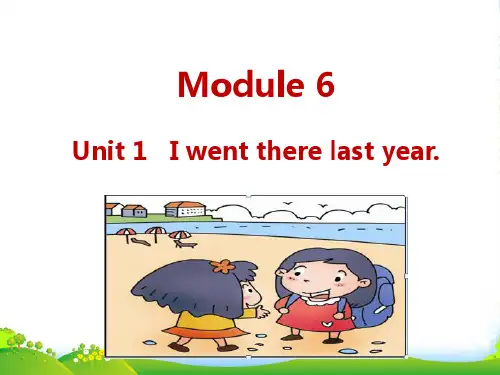外研版(三起)英语五年级下Module6 Unit1课件