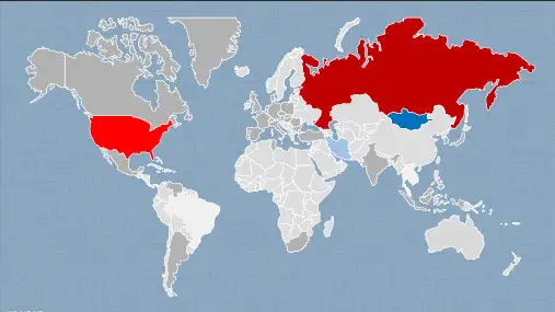 可编辑的中国世界地图