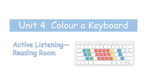 Unit 4  Colour a keyboard第2课时(课件))教科版(2024)英语三年级上册