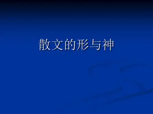 形与神--动人的北平24页PPT
