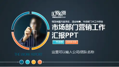 专题课件年终总结营销工作总结报告销售代表市场部工作汇报PPT模板