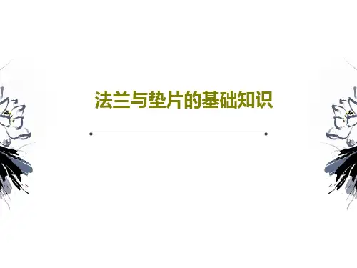 法兰与垫片的基础知识63页PPT