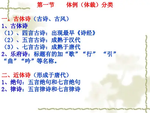 诗歌鉴赏五步法 优质课件
