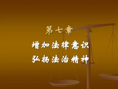 思修 第七章